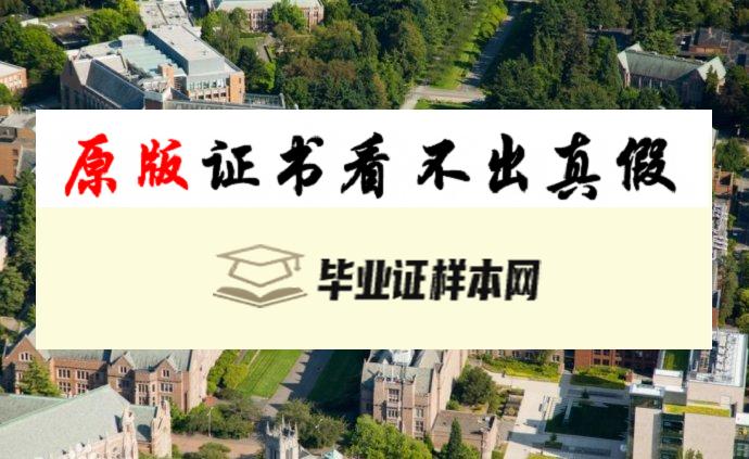 美国华盛顿大学西雅图分校毕业证书样本  University of Washington