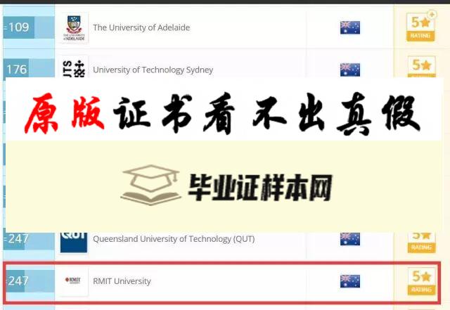 澳大利亚皇家墨尔本理工大学成绩单样本  RMIT University