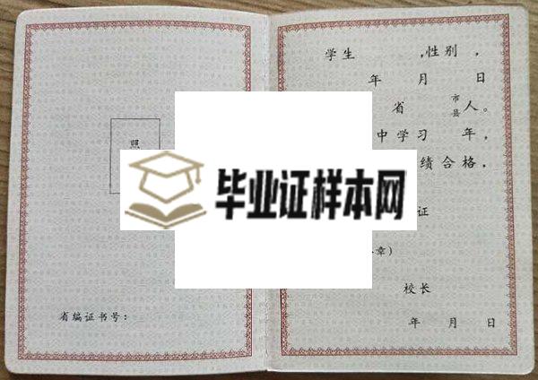 通化县第七高级中学15年毕业证