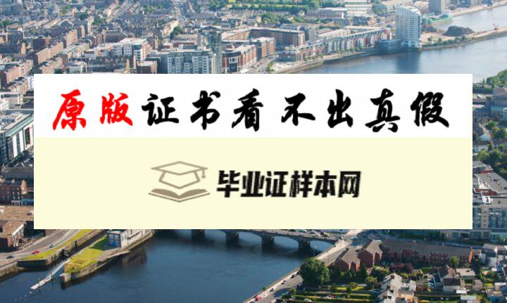 爱尔兰利默瑞克大学毕业证书模板  University of Limerick