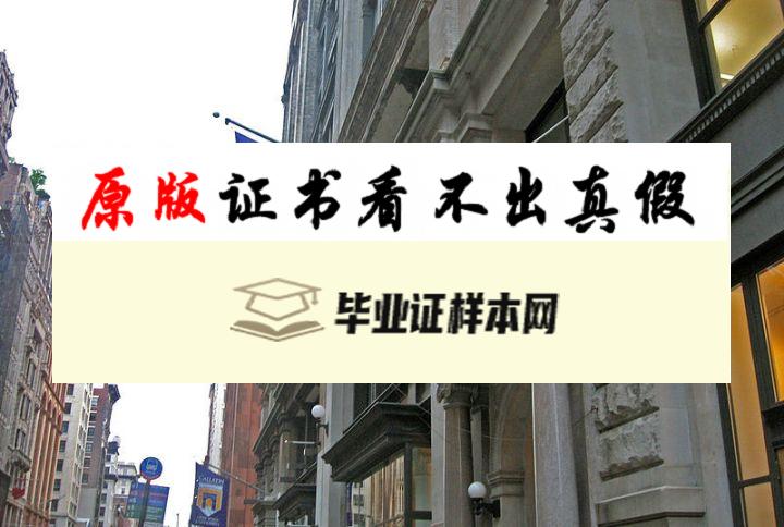 美国纽约大学毕业证书样本 New York University