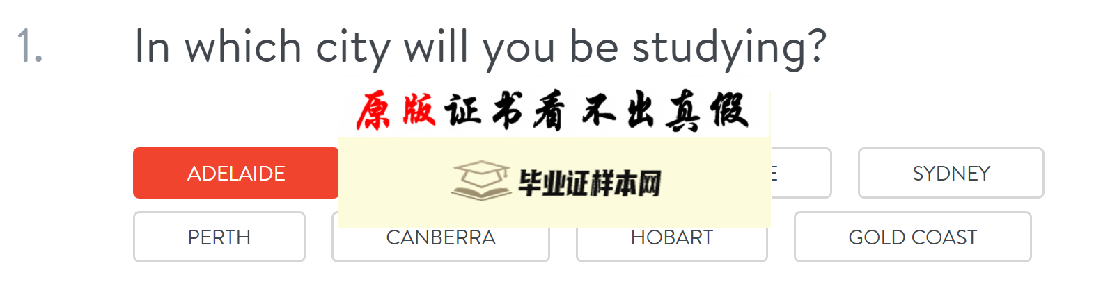 澳大利亚国立大学毕业证书样本  The Australian National University