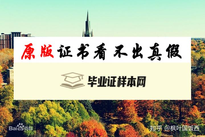 加拿大西安大略大学毕业证书模板