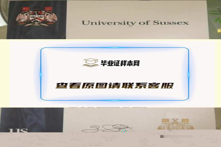 英国萨塞克斯大学毕业证书样本