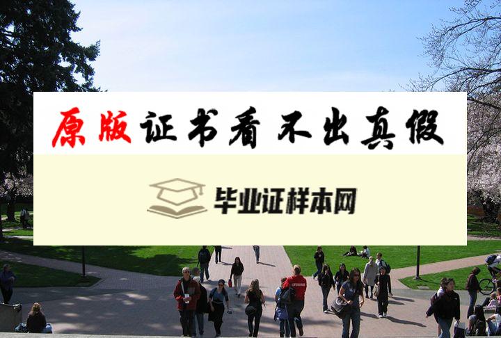 ​美国华盛顿大学毕业证书样本   University of Washington