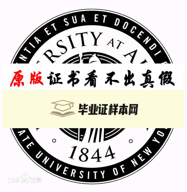 美国纽约州立大学奥尔巴尼分校毕业证书样本  State Universityof New York at Albany