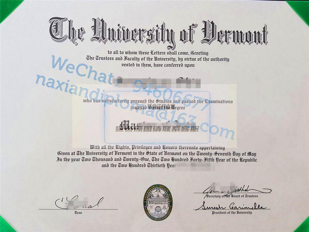 复原佛蒙特大学学位证|美国UVM文凭购买|佛蒙特大学留信认证