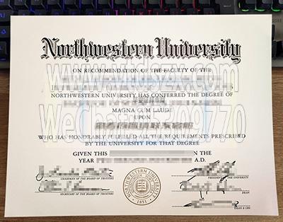 美国西北大学毕业证样本(图文)插图