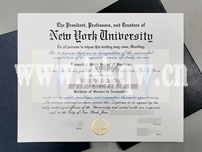 美国纽约大学毕业证样本