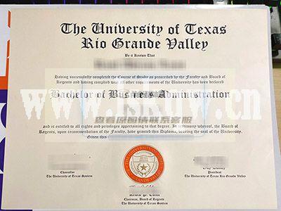 美国得克萨斯大学毕业证样本