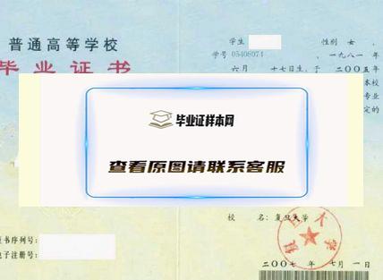复旦大学上海医学院毕业证样本