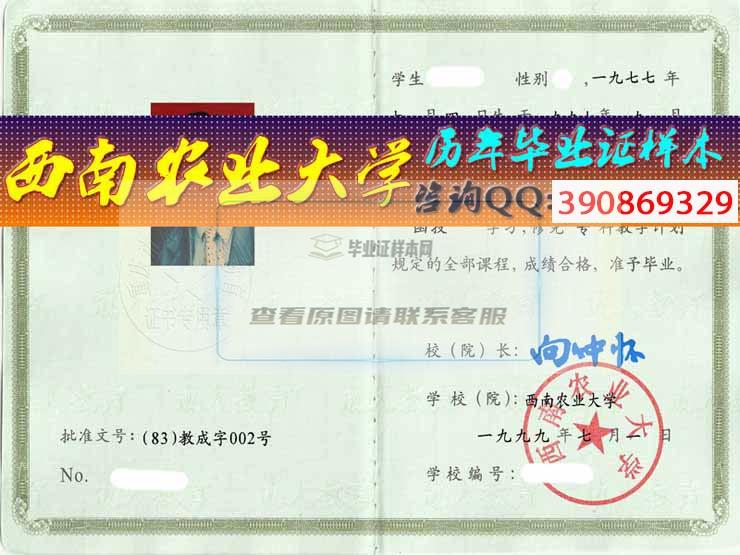 重庆交通学院学位证样本