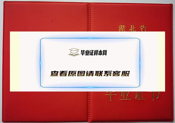 荆州市2001年中专毕业证封皮