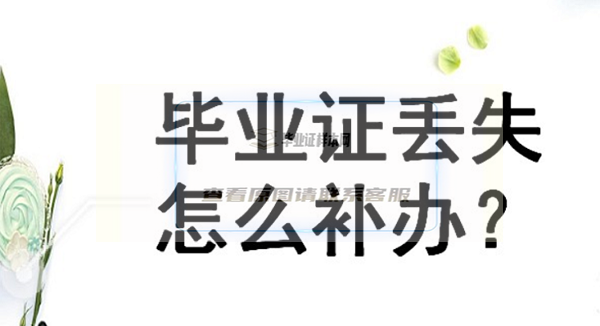 山西省中专毕业证补办流程