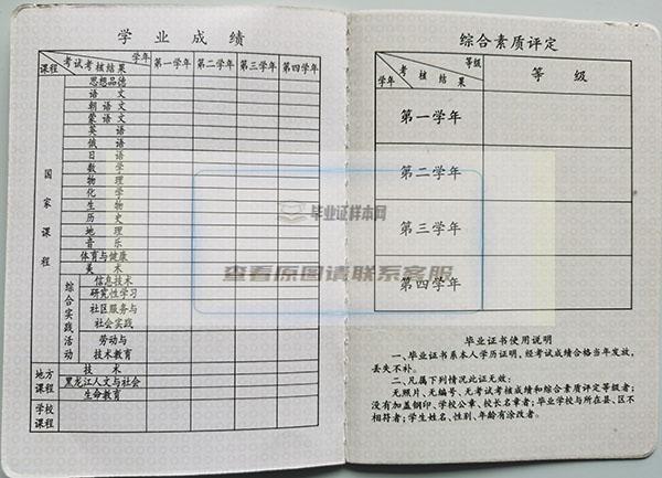 1999年黑龙江初中毕业证模板（黑龙江初中毕业证什么样子）插图4