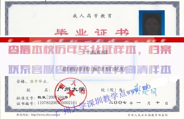 广州大学华软软件学院学历证书(学校代码以及历任校长名单)插图