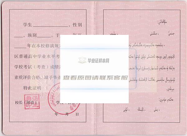 新疆师范大学附属中学2007年毕业证