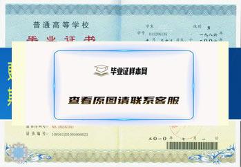 上海民远职业技术学院上海市毕业证样本