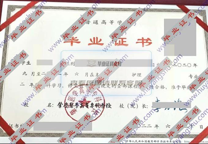 肇庆医学高等专科学校的历届毕业证样本图片在哪里可以找到？