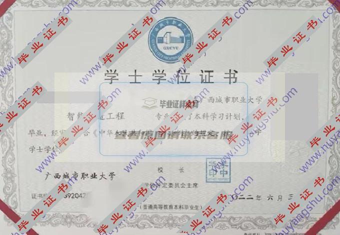 广西城市职业大学历届毕业证样本在哪里可以找到？