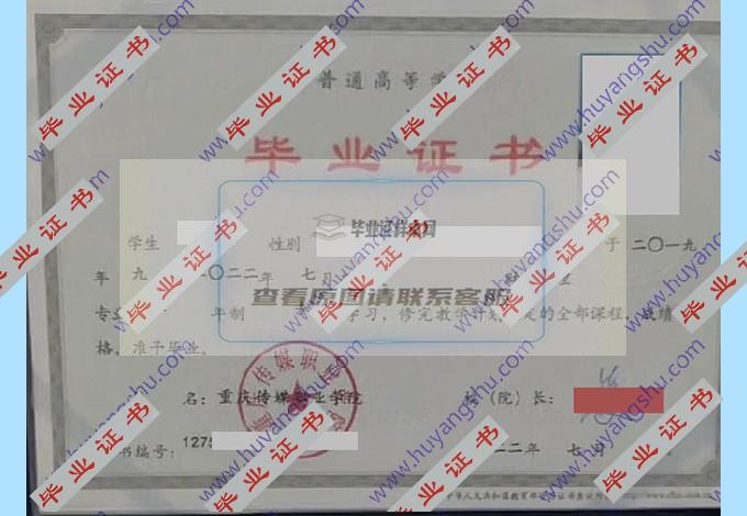 重庆传媒职业学院的毕业证样本图片在哪里可以找到？