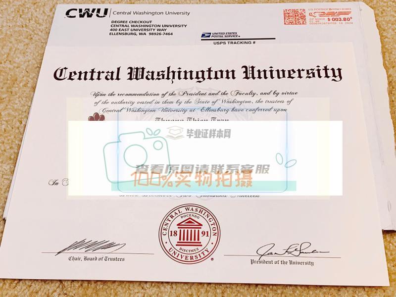 获取正规的美国中央华盛顿大学毕业证样本，让您毕业证办理更加顺利。插图