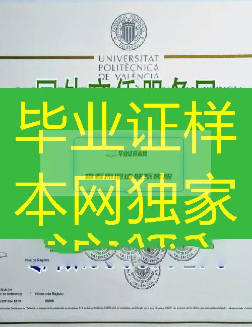 西班牙瓦伦西亚理工大学毕业证模板=提示案样本