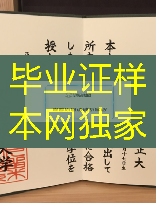 日本久留米大学毕业证模板