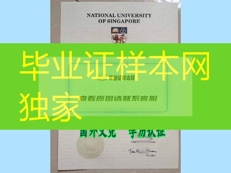 新加坡国立大学新旧版本毕业证样式大放送， National University of Singapore diploma