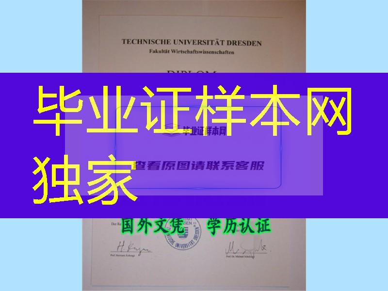 德国德累斯顿工业大学毕业证案例实拍