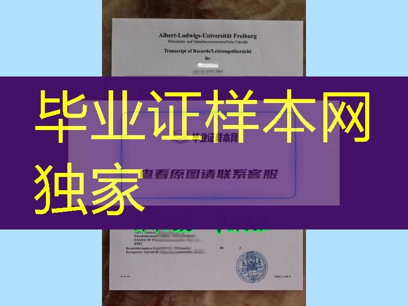 手机拍摄真实一套：德国弗莱堡大学成绩单UQ原件成绩单一套