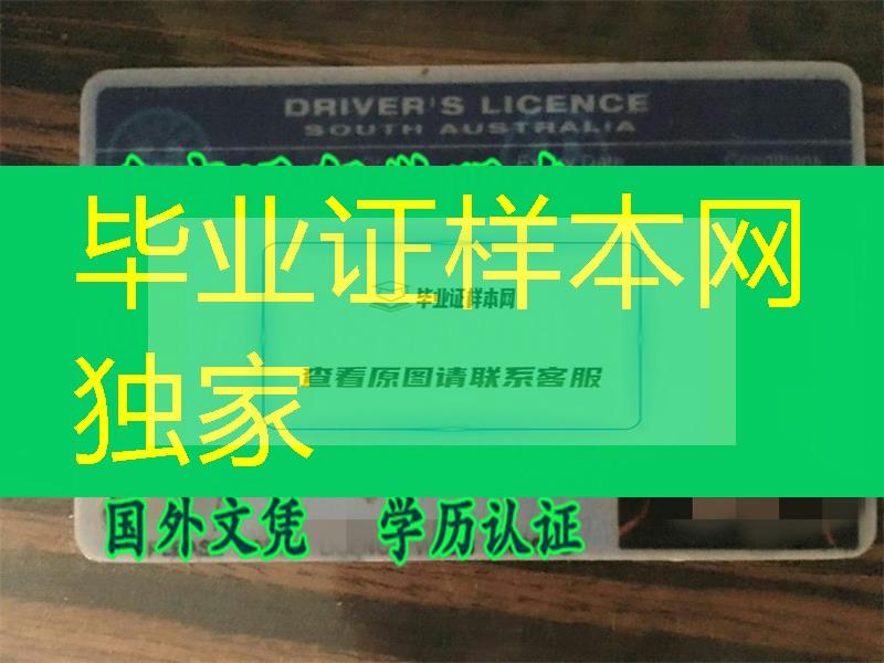 原版南澳州驾驶证，south australia driver's license，澳洲驾驶证购买