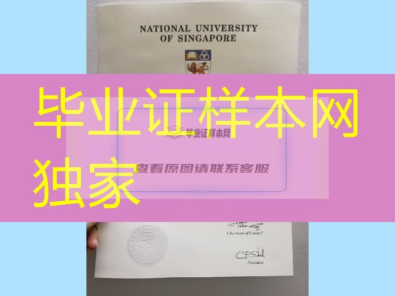 新加坡国立大学NUS毕业证实拍图，新加坡毕业证图片