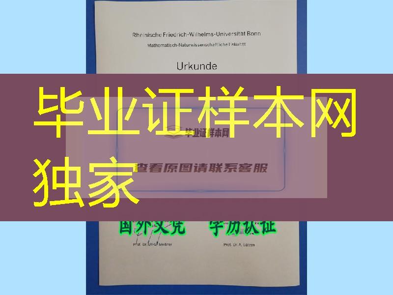 购买德国波恩大学毕业证案例，德国波恩大学毕业证实拍图片