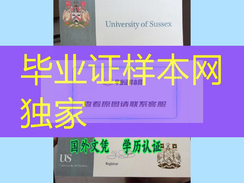 英国萨塞克斯大学University of Sussex毕业证烫金价格