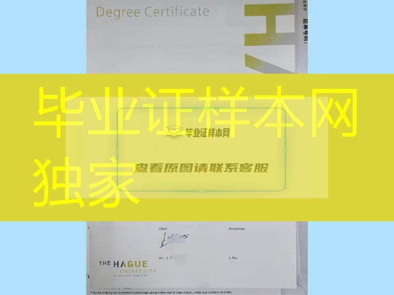 荷兰海牙大学毕业证，Hague University of Applied Sciences diploma degree