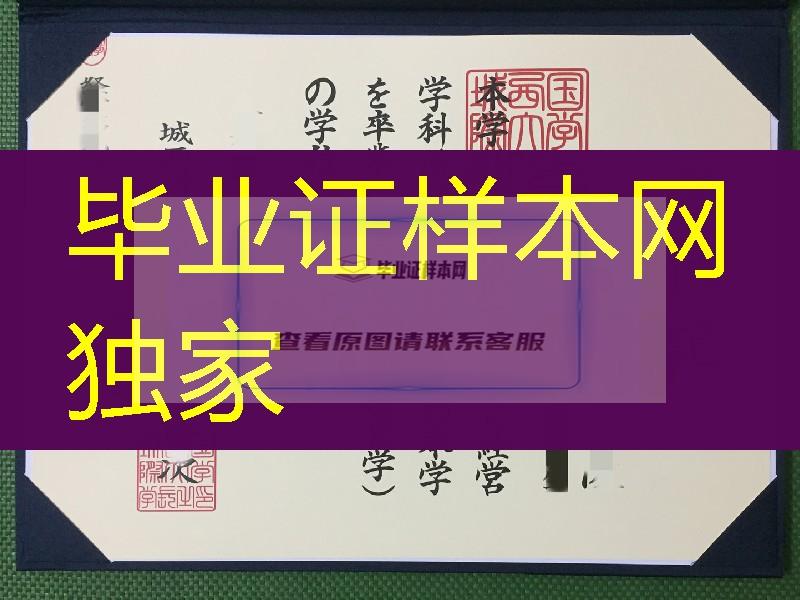 日本城西国际大学毕业证，日本城西国际大学学位记与外壳定制