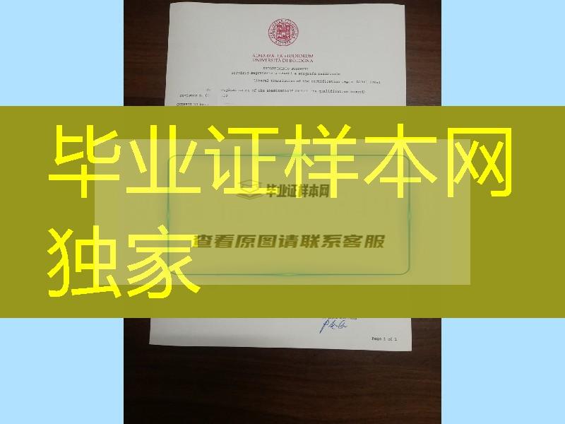 意大利博洛尼亞大學成績單編輯，University of Bologna transcript