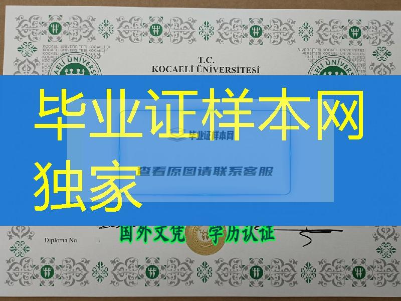 土耳其科贾埃利大学毕业证文凭，Kocaeli University diploma degree