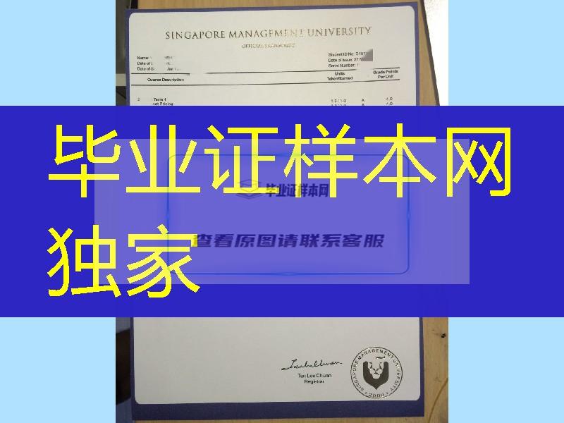 新加坡管理大学成绩单，新加坡SMU大学成绩单样本