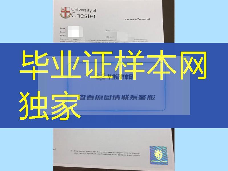 英国切斯特大学University of cheste成绩单范例，University of cheste transcript