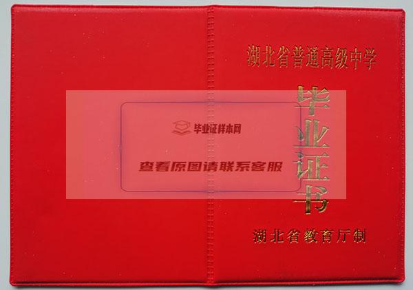 96年湖北省高中毕业证原版图片插图2