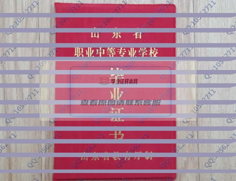 山东省阳谷县职业中等专业学校2003年中专毕业证样本