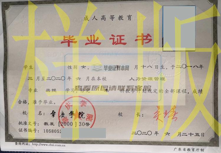 肇庆学院毕业证书模板全集：历年样本与校长介绍