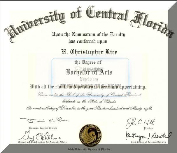 UCF毕业证样本及成绩单一览 - 美国中佛罗里达大学