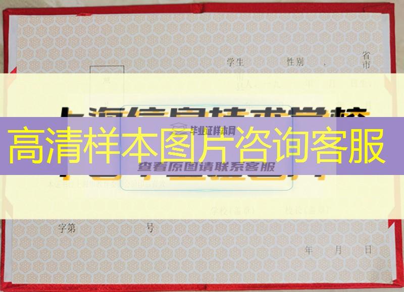 上海信息技術學校職業中專畢業證樣本：培育未來信息技術人才的搖籃