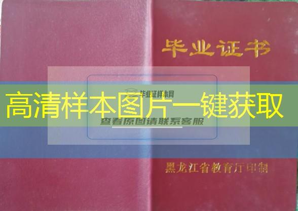 大兴安岭地区中专（职中）毕业证样本图片