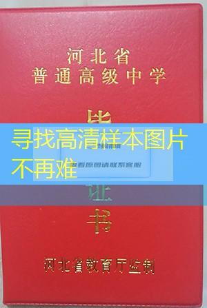 滄州市高中畢業證樣本圖片—高中學校名單